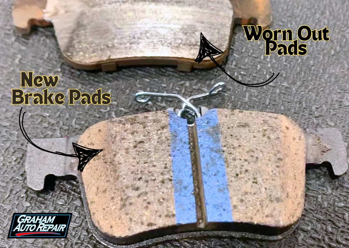 mountain bike brake pads worn out