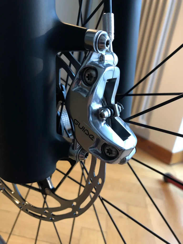 mountain bike brakes rubbing