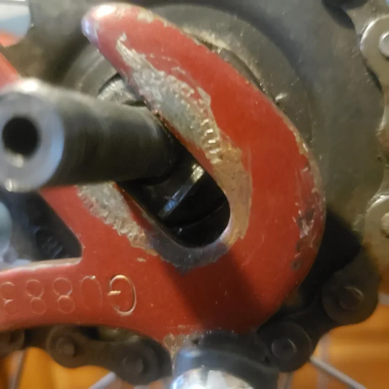 mountain bike rear wheel stuck