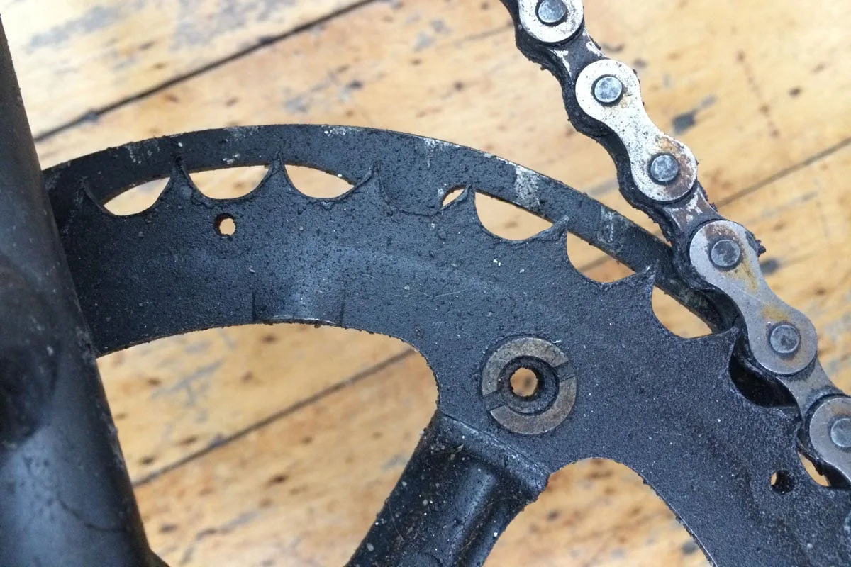 narrow-wide chainring teeth wear