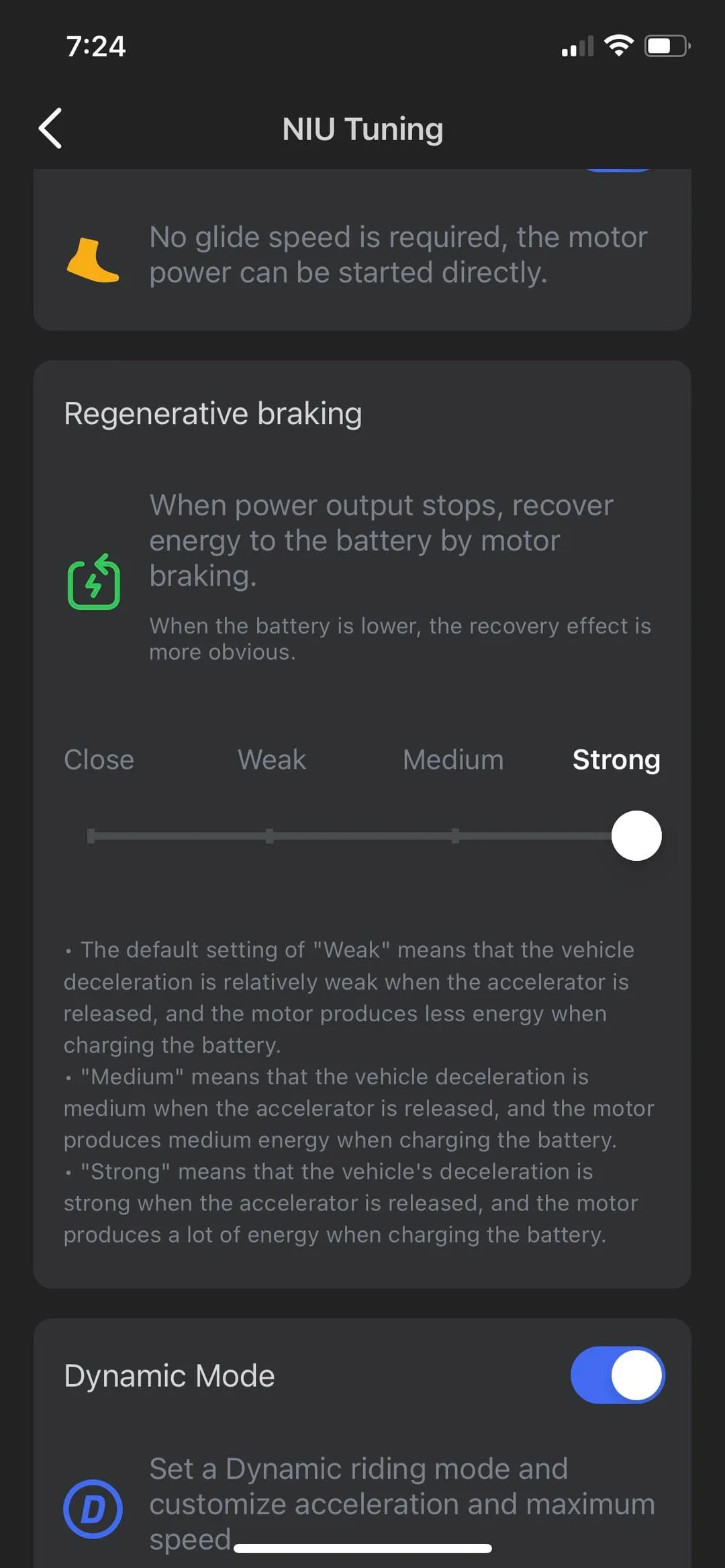 NIU app firmware update