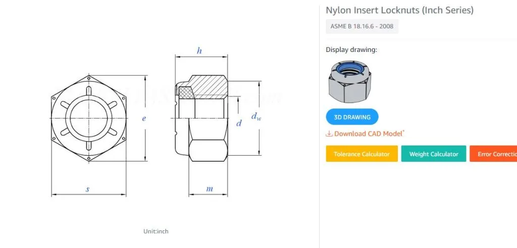 nylock nut