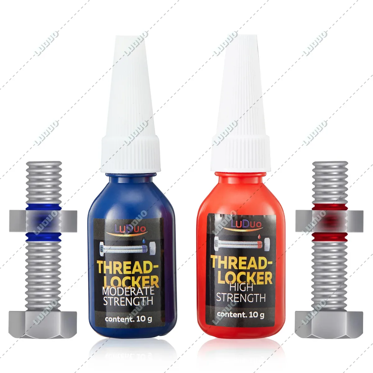 nylock nut vs threadlocker comparison