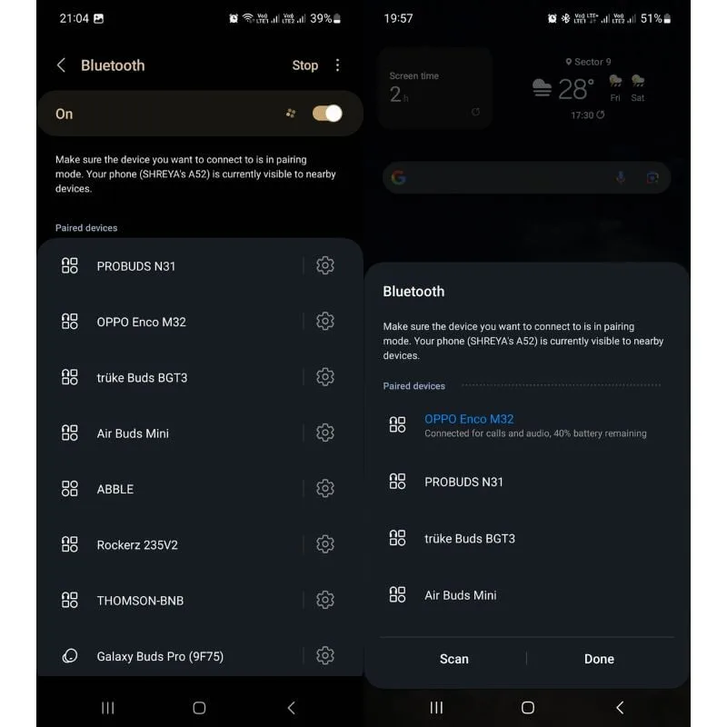phone Bluetooth cache interference