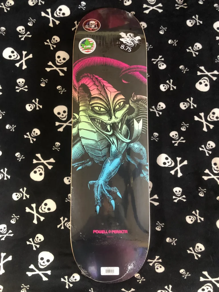 Powell Peralta skateboard deck cracking