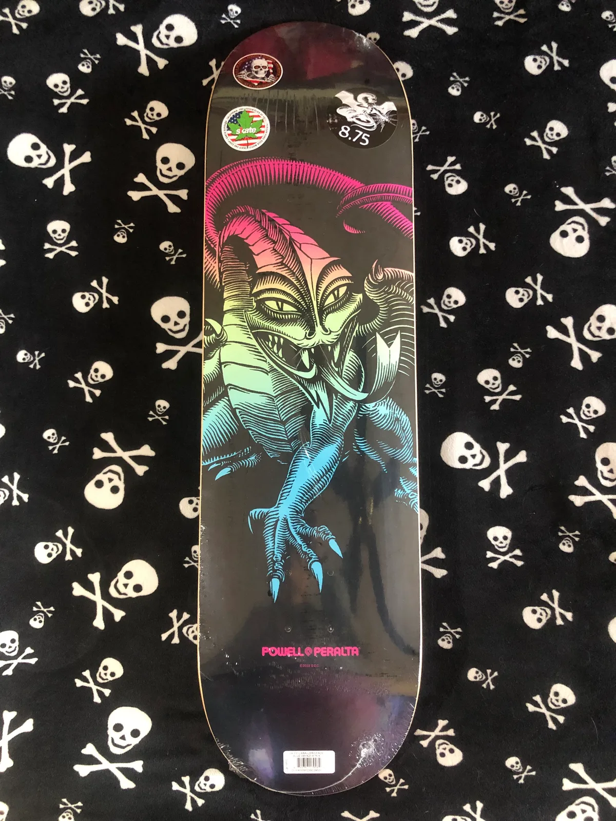 Powell Peralta skateboard deck cracking