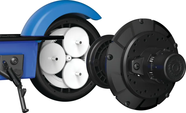 Razor E100 motor gearbox