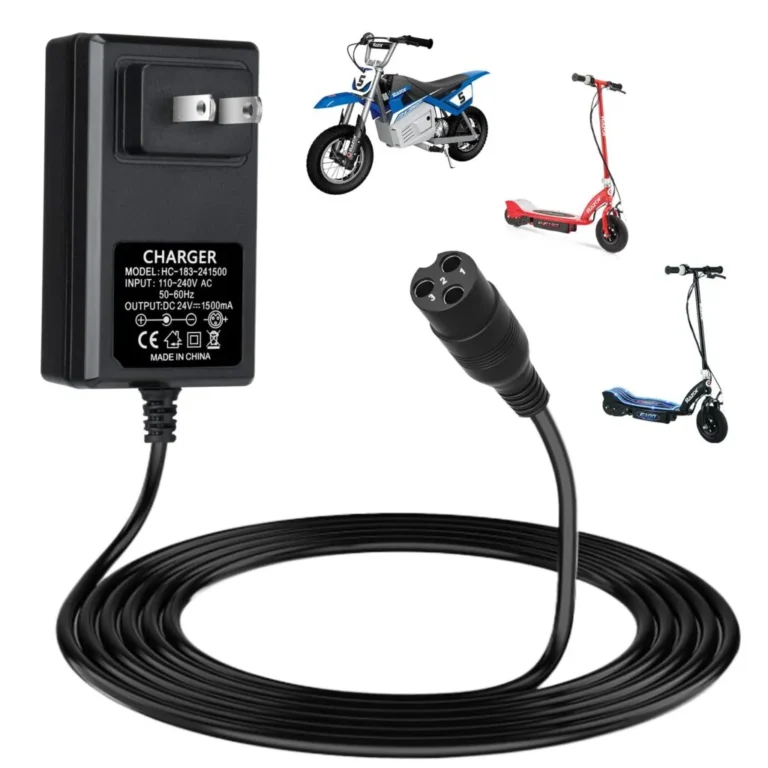 Razor E300 charger light problem