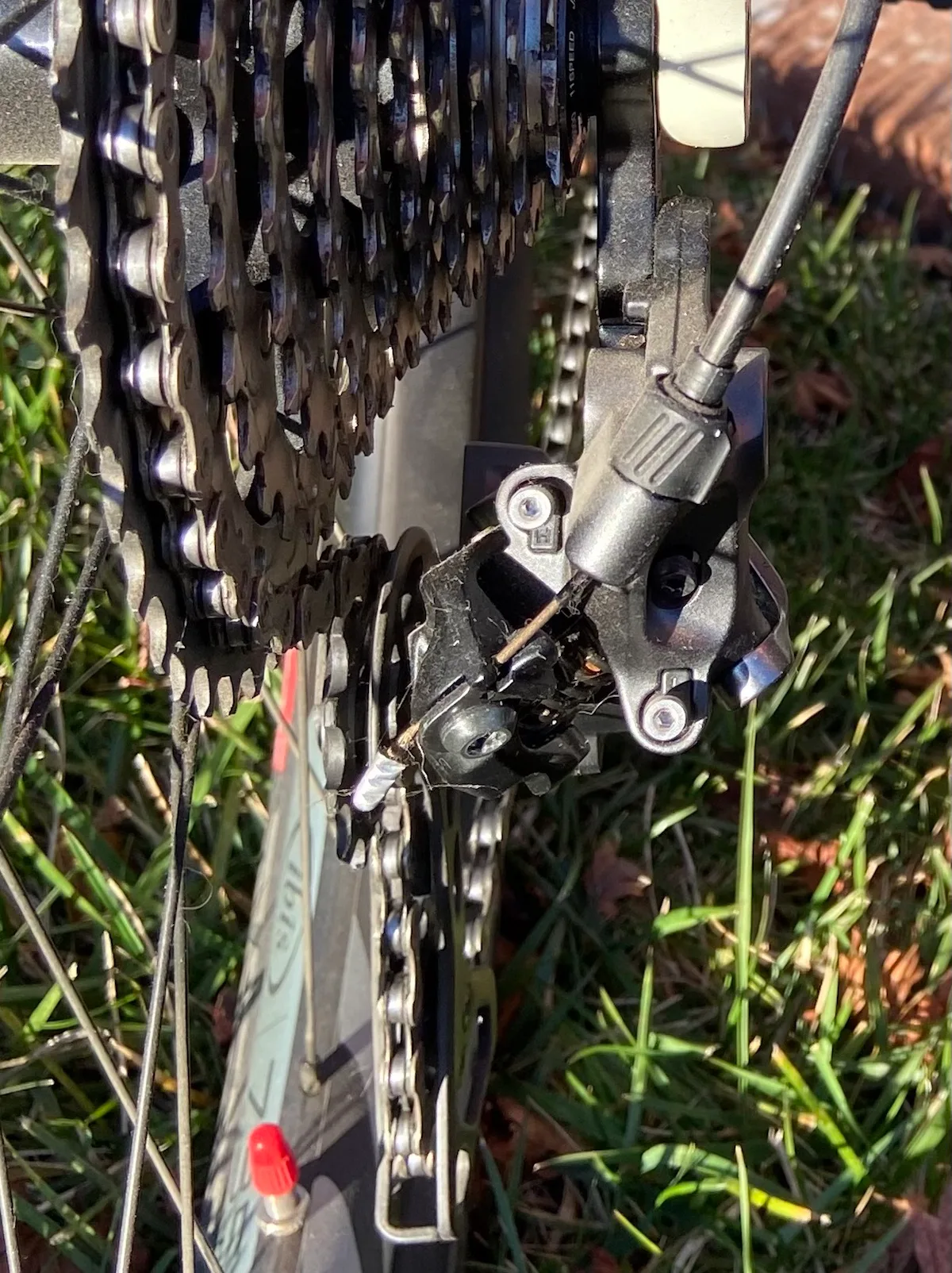 rear derailleur limit screws