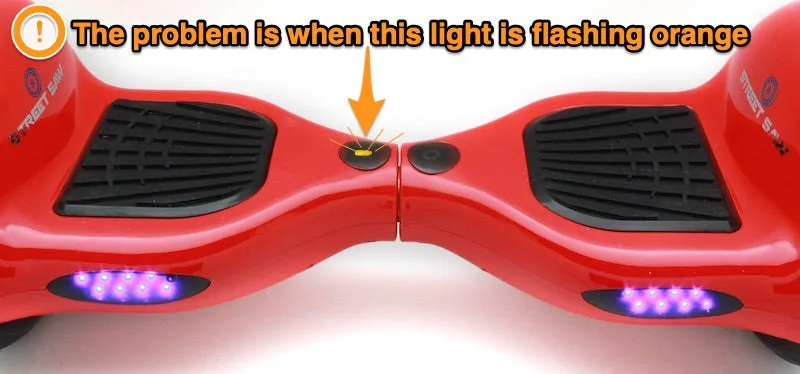 red light blinking pattern diagram