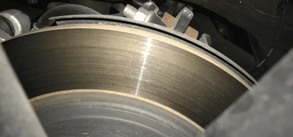 road bike brake rotor bent