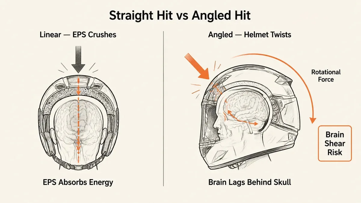 Rotational impact forces