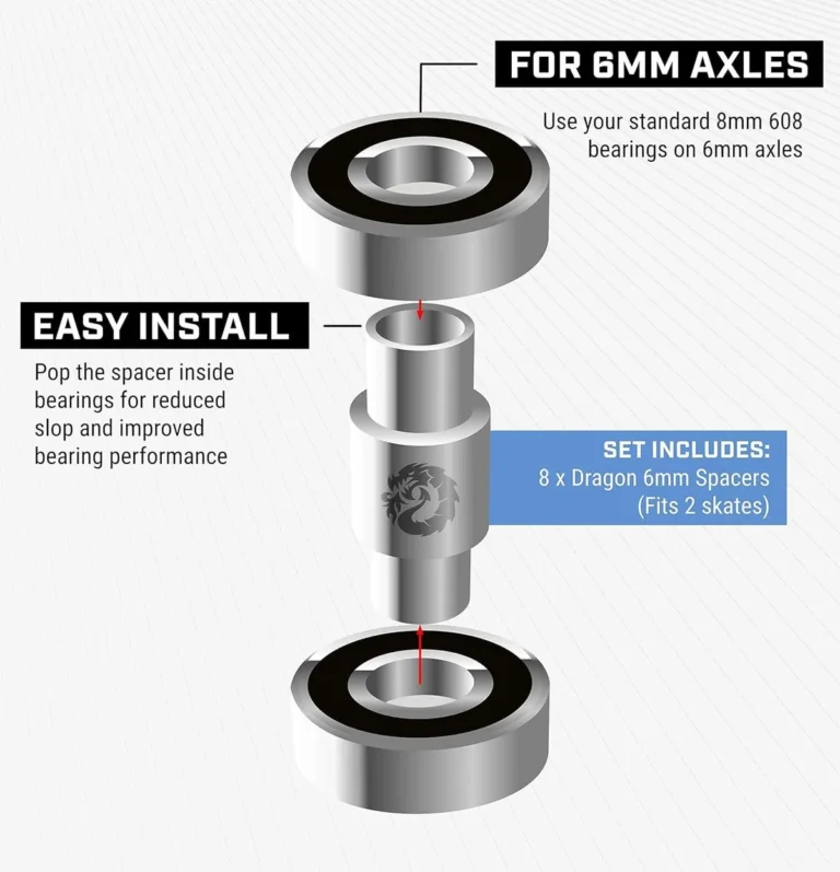 scooter bearing and spacer assembly