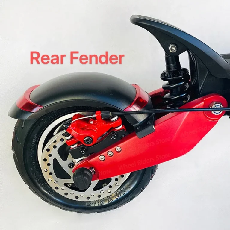 scooter fender rubbing wheel