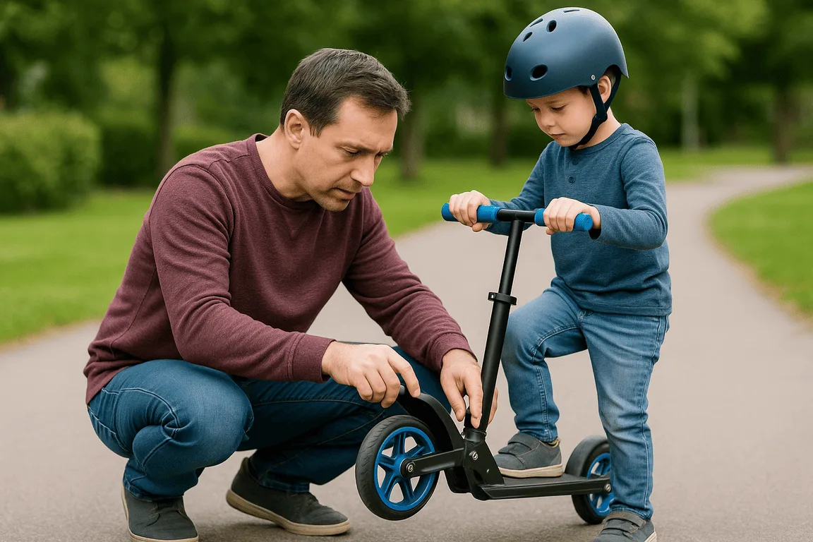 scooter fork wobble