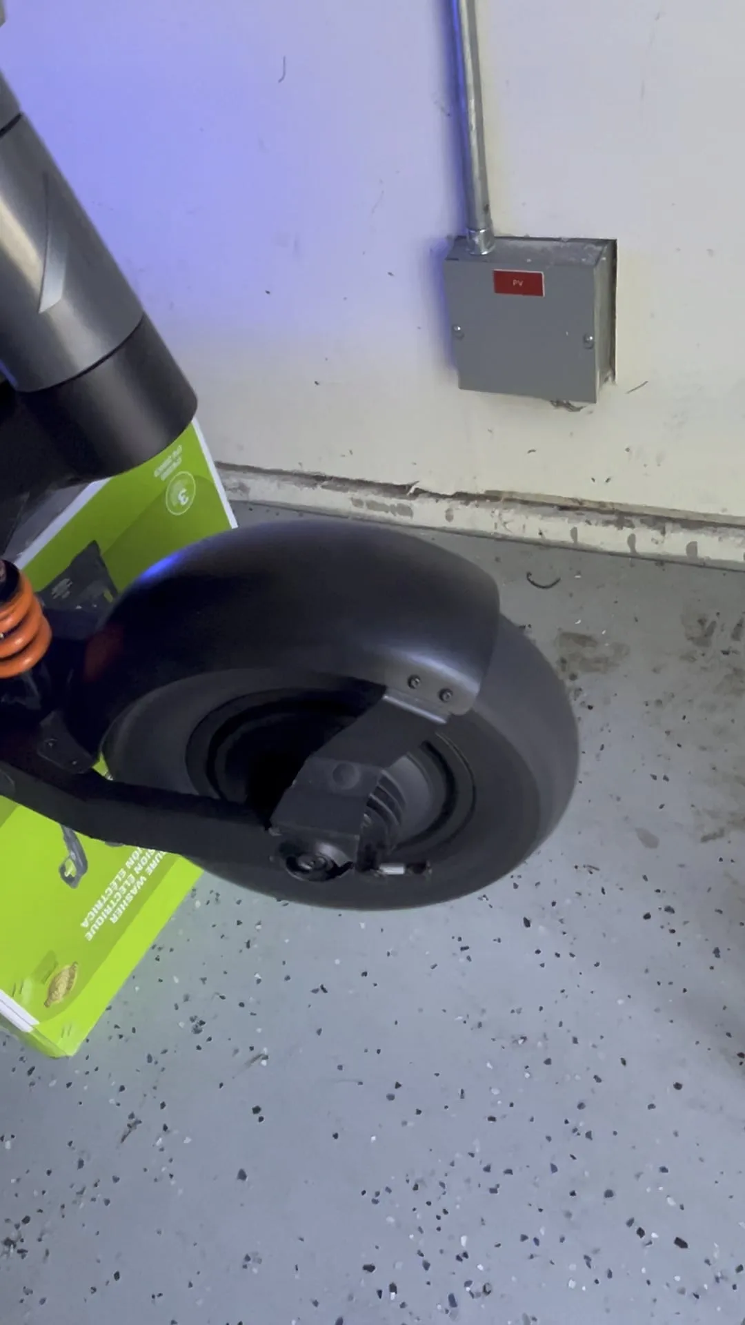 scooter wheel wobble check