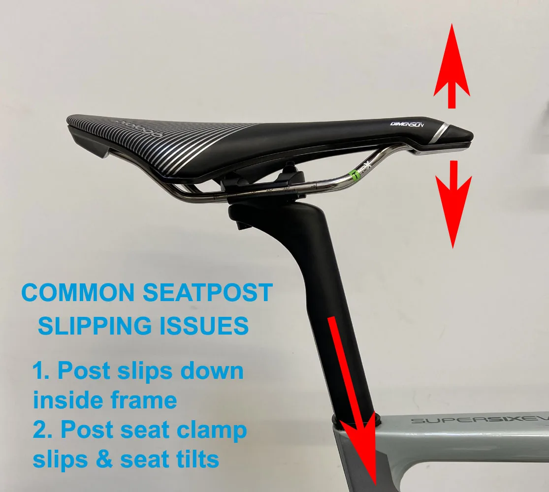 Seatpost slipping directions