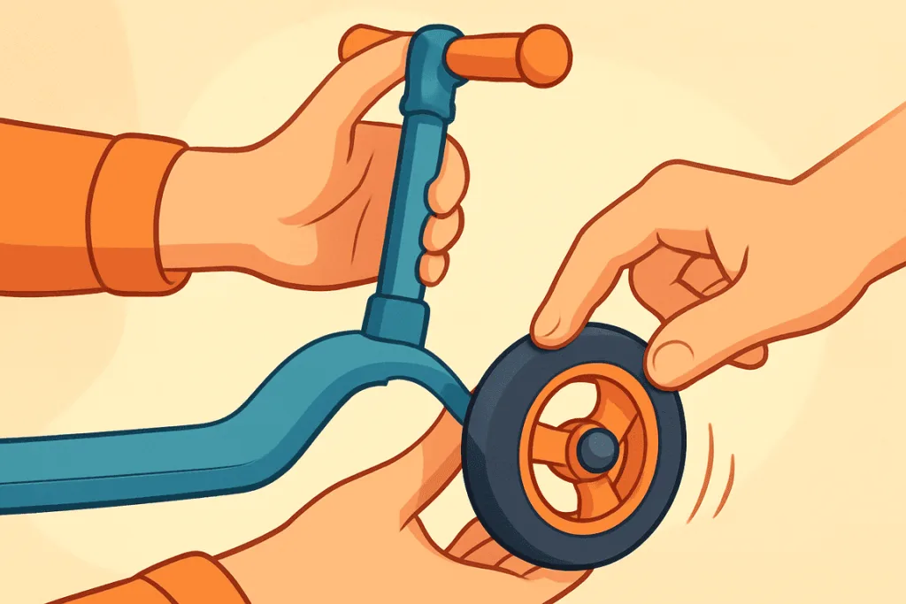 side-to-side wobble test