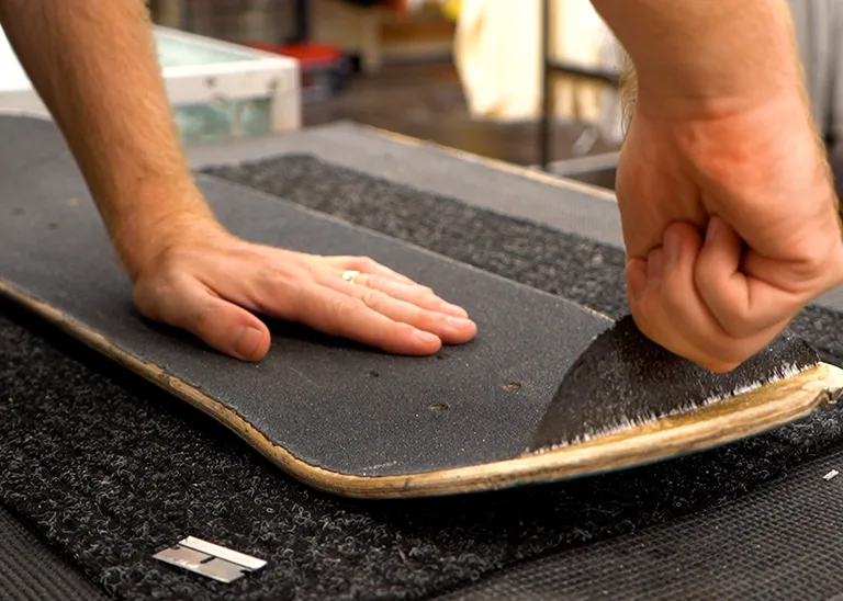 skateboard grip tape peeling at edges