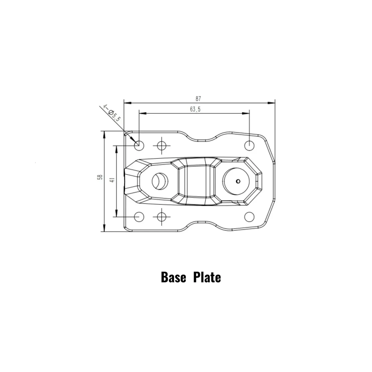 skateboard truck baseplate angle diagram