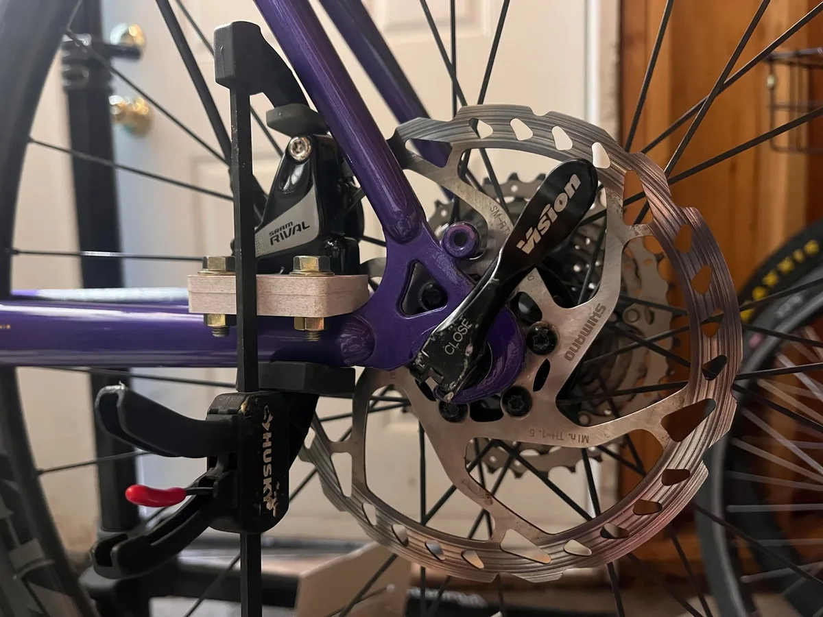 Specialized Rockhopper brake rotor rubbing