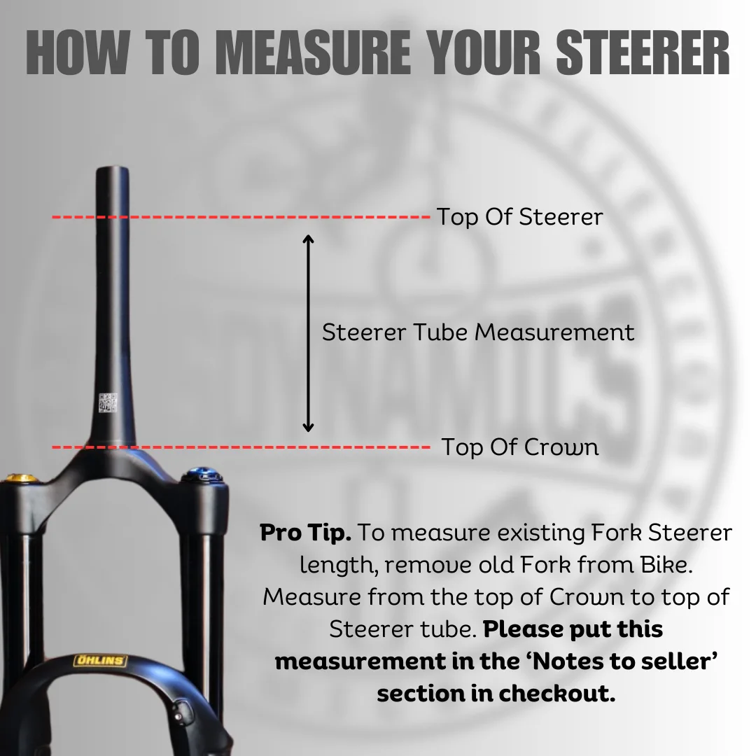 steerer tube diameter measurement