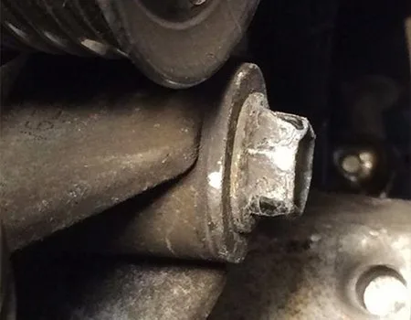 stripped hex bolt scooter
