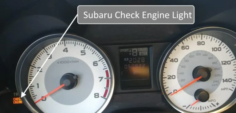 Subaru Forester check engine light