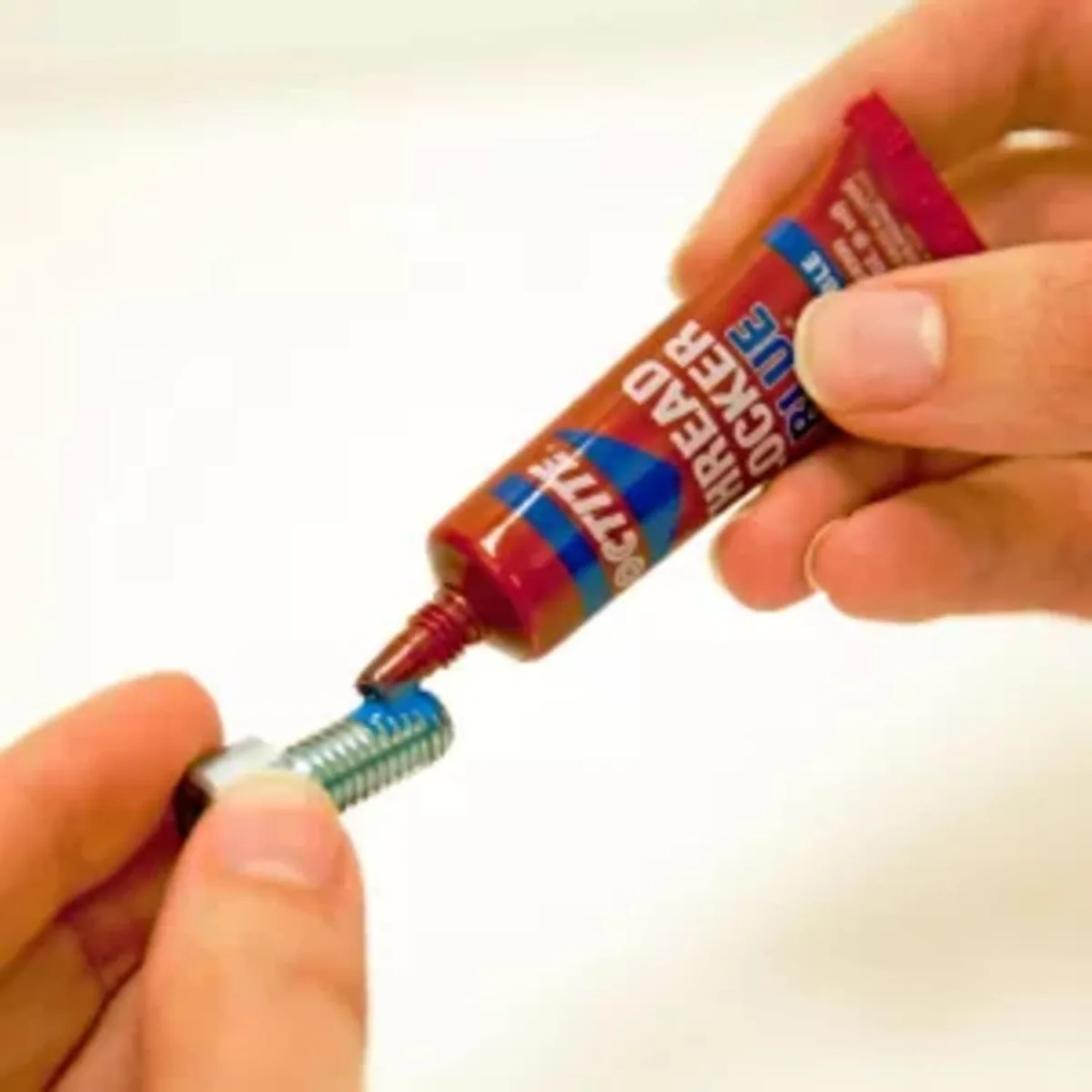 thread locker application scooter bolt