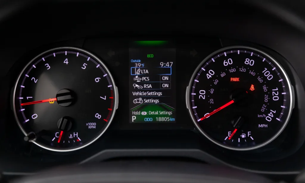 Toyota RAV4 check engine light