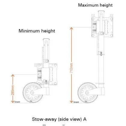 training wheel height adjustment