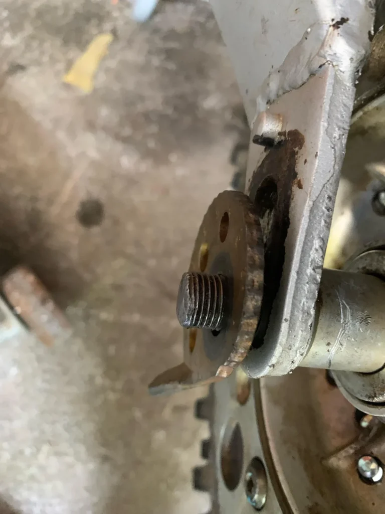 trick scooter axle loose