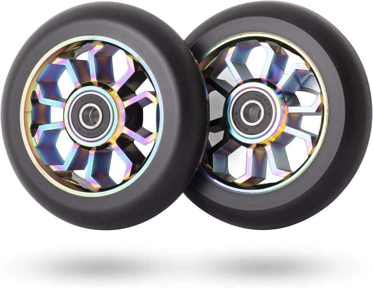 trick scooter wheel wobbling
