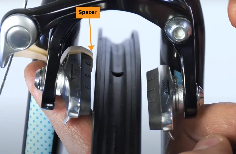 V-brake pad alignment