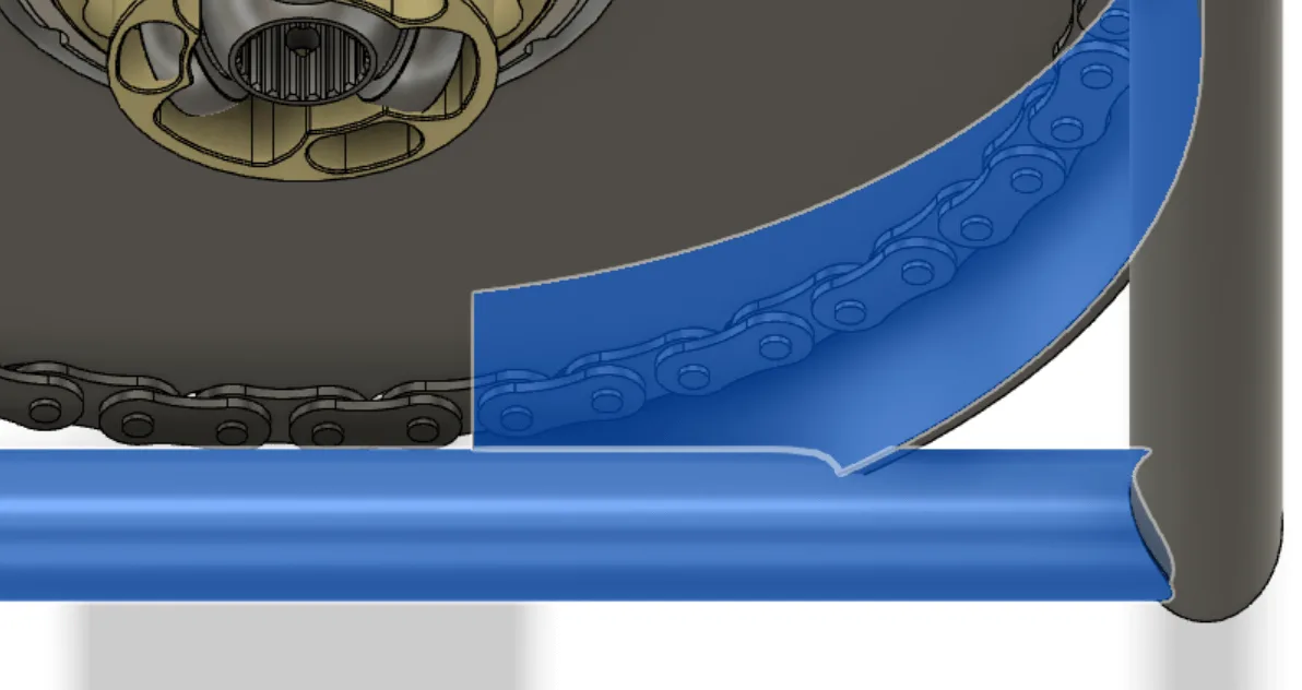 visual inspection chain guard