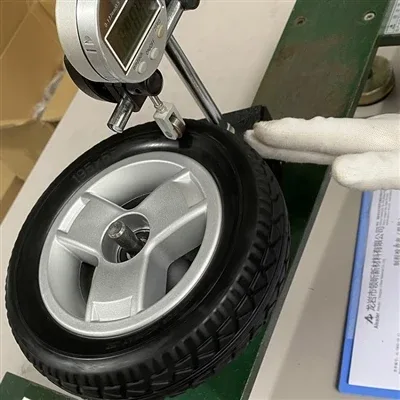 visual inspection for lateral wobble