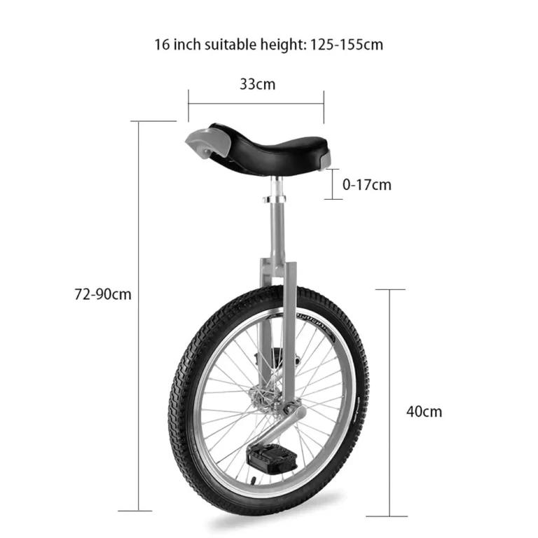 what size unicycle is best for adults