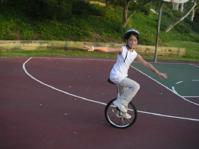 where is the best place to learn unicycle riding