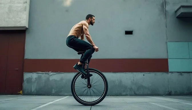 why is unicycle riding so difficult