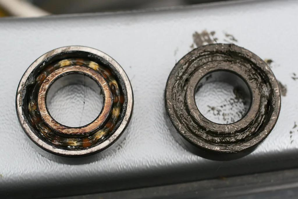 worn bearings