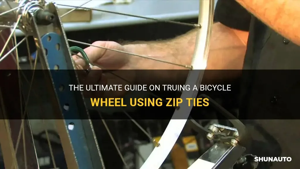 Zip tie truing method